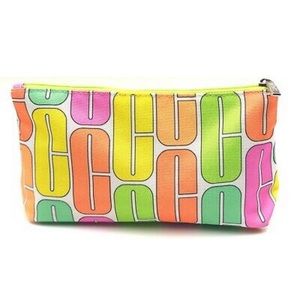 NEW Multi-Color C Print Cosmetic Makeup Bag
